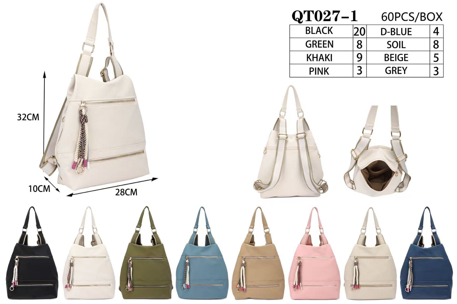 Mochilas de mujer, referencia QT027